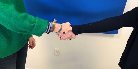 Håndtryk på Viby Skole